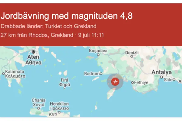 Σεισμός στη Ρόδο: Τι συνέβη σήμερα