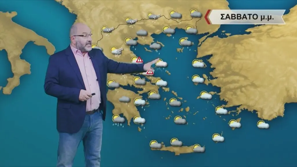 Ο Σάκης Αρναούτογλου και οι Καιρικές Συνθήκες στην Ελλάδα