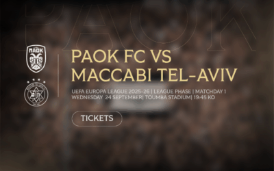 Σημαντική αναμέτρηση: Πάοκ εναντίον Μακάμπι Τελ Αβίβ